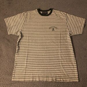🔥🔥Abercrombie&Fitch Striped Green T-Shirt